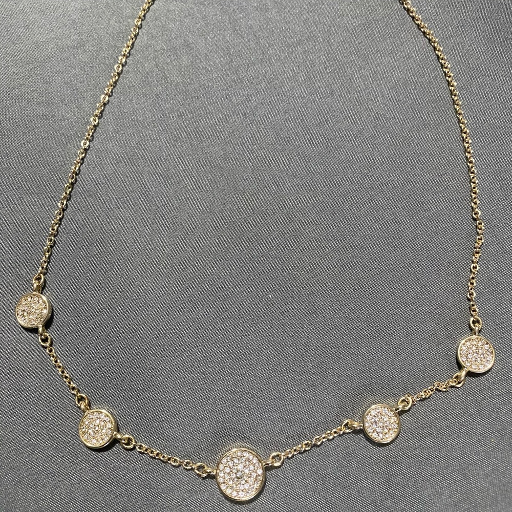 Anne Klein gold choker necklace